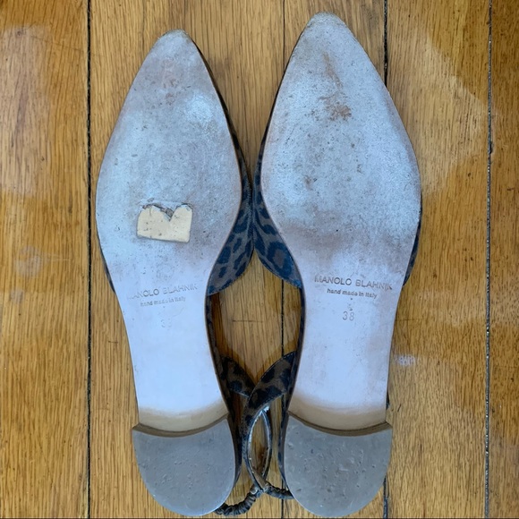 Manolo Blahnik leopard flats - Picture 5 of 7